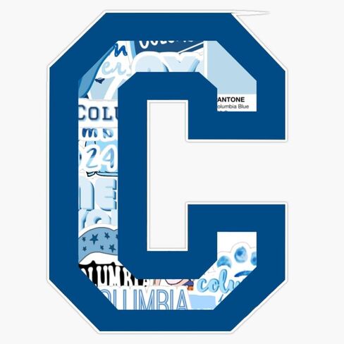 Columbia Collage Bumper Sticker Vinyl Decal 5" in Saudi Arabia
