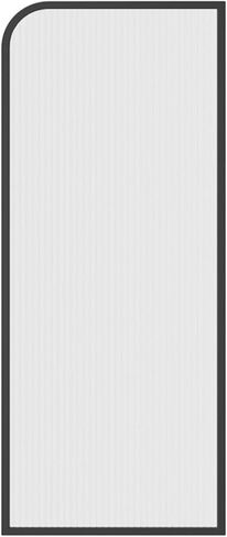 Urinal Screen Toilet Partition Translucent Glass Panels, Wall-Mounted Men's Urinal Privacy Screen, Toilet Protection Screen Divider Partition for Public Bathroom (Color in Saudi Arabia