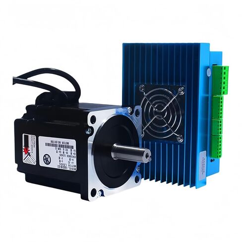 Nema34 86mm محرك متدرج بحلقة مغلقة XY 1 محور Nema 34 12 Nm 1200 Ncm 1714 oz.in Step Motors، 18-110VDC حلقة مغلقة Steping Driver CNC Servo Motor Kit in Kuwait