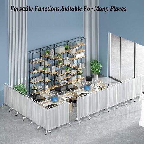 فواصل غرف 3/4/5/6، مقسم وفاصل حائط من القماش، قسم داخلي محمول، مناسب لفحص جناح العيادة (3 شرائح) in Kuwait