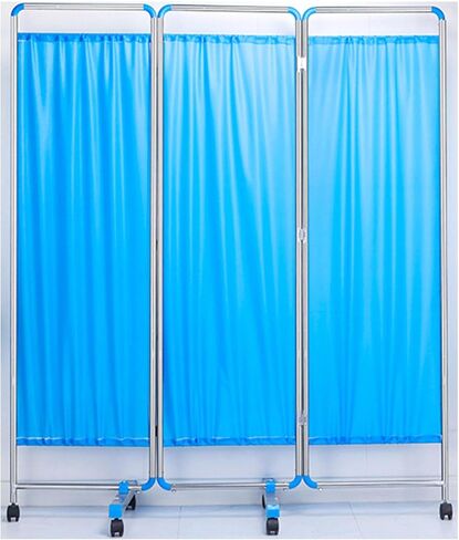 Room Dividers，Screen Divider Indoor Portable Partition,Rolling Partition,Suitable for Hospital Nursing Home Office Studio Separation(4 Slices) in Saudi Arabia