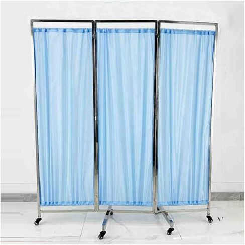 3/4 Slices Room Dividers，Wall Divider Screen Panels with Silent Wheel,Rolling Partition Room Dividers,Suitable for Home Clinic Ward Examination Hospital(4 Slices) in Saudi Arabia