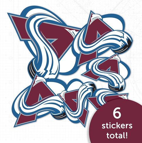 Desert Cactus Colorado Avalanche Team NHL National Hockey League Sticker Vinyl Decal Laptop Water Bottle Car Scrapbook (Type 3 - Main Logo) in Saudi Arabia