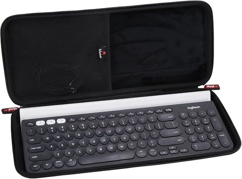 Mchoi Hard Case Suitable for Logitech K780 Multi-Device Wireless Keyboard, Waterproof Shockproof Keyboard Protective Case, Case Only, Black in Saudi Arabia