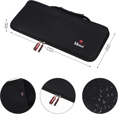 Mchoi Hard Case Suitable for Logitech K780 Multi-Device Wireless Keyboard, Waterproof Shockproof Keyboard Protective Case, Case Only, Black in Saudi Arabia