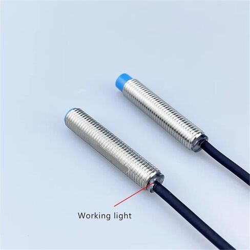 Detect Inductive Proximity Switch Sensor, M8 Series Sensing Distance 2mm 4mm 8mm, Non-Flush Flush 6-36V, 1pc(DE08-01U-BNC) in Saudi Arabia