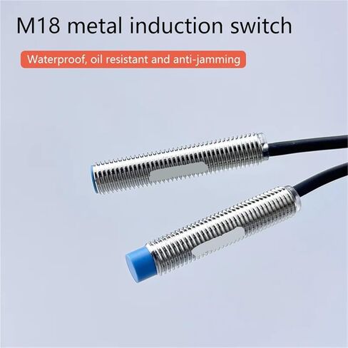 Detect Inductive Proximity Switch Sensor, M8 Series Sensing Distance 2mm 4mm 8mm, Non-Flush Flush 6-36V, 1pc(DE08-01U-BNC) in Saudi Arabia