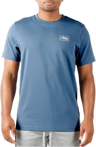 PUMA Men's Short Sleeve Crew Neck Logo Tee Shirt in Saudi Arabia