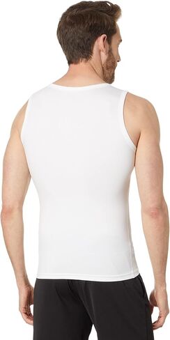 SPANX Men’s Sculpt Cotton Spandex Tank - Men’s Base Layer Tank - Flattering Daily Support - Breathable & Moisture-Wicking - Bright White - Large - 2-Pack in Saudi Arabia