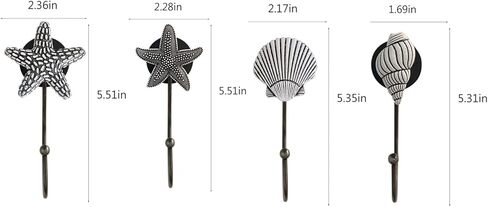 4 Pcs Ocean Magnet Hooks for Metal Door,Magnetic Hooks for Cruise Cabins,for Metal Door,Grill, Cruise Ship, Garage in Kuwait