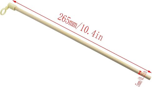 LQ Industrial 10 قطع 265 × 5 مم قفل عمود الفانوس مع خطاف دائري لتزيين الحفلات بنفسك مقبض مواد يدوية مناسبة للاحتفالات الأعيادية وحفلات الزفاف in Kuwait