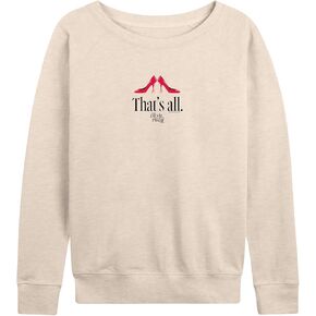 HYBRID APPAREL The Devil Wears Prada - Red Shoes That's All - Women's French Terry Long Sleeve Pullover in Saudi Arabia
