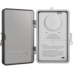 Suraielec WiFi Pool Timer, Outdoor Indoor Smart Switch, 40 AMP, 2HP, 120, 240, 277 VAC, Heavy Duty Pool Controller Light Timer Box for Pool Pump, Water Heater, Spa, Powerful Electrical Appliances in Kuwait