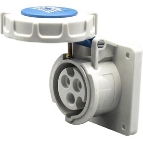 Connector Industrial Plug Docking Male and Female 3-core 4-core 5-Hole Waterproof IP67 Aviation Socket 16A/32A(3-core32Aconcealedsocket) in Saudi Arabia