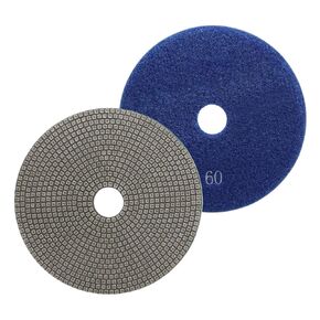 7" Diamond Polishing Pad Electorplated Diamond Sanding Disc Abrasives Tool Glass Metal Stone Grinding(grit 60) in Kuwait