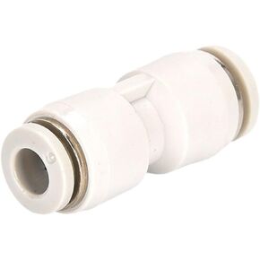 البلاستيك الأبيض أنبوب الغاز موصل Pu8mm مستقيم من خلال المقابس السريعة الهوائية PG8-6 تخفيض القطر 1 قطعة (PG8-6) in Kuwait
