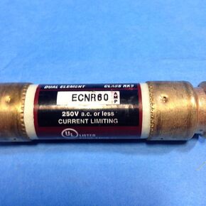 ECNR60 - Edison Time Delay Fuse - 60 Amp 250V - RK5 Dual Element in Saudi Arabia