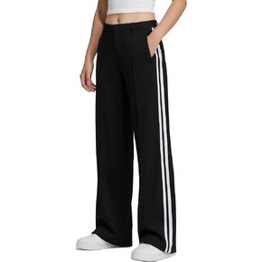 Women's 28"/30"/32"/34" Inseam Wide Leg Dress Pants High Waist Straight Leg Track Pants with Belt Loops in Saudi Arabia