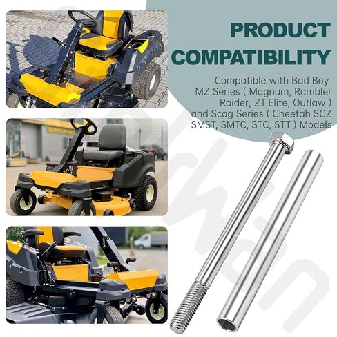 025-0008-00 018-0004-00 مجموعة براغي عجلة البطانة المفكة المتوافقة مع Bad-Boy S-Cag MZ SMTC STC STT سلسلة جزازة العشب ذات العجلة الأمامية، استبدال 43430 in Kuwait