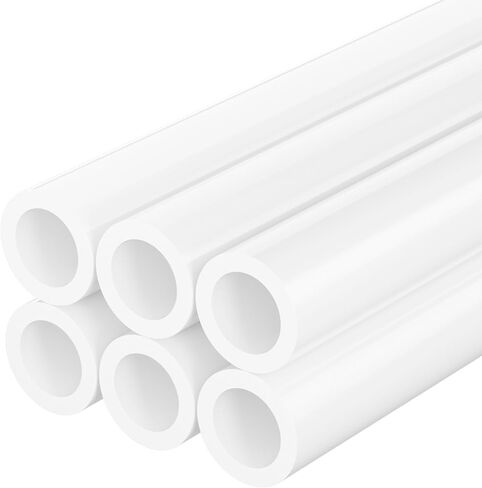 1/2 Inch PVC Pipe 6 Pack, 17 Inch Long Schedule 40 PVC Pipe for DIY Projects, Craft Build Frame in Saudi Arabia