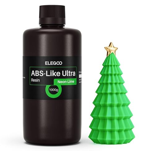 ELEGOO ABS-Like Ultra الراتنج مع قوة ومتانة إضافية، متوافق مع طابعة MSLA/DLP/LCD الراتنج ثلاثية الأبعاد، راتنج الطابعة ثلاثية الأبعاد المثالي لتطبيق الأدوات، رمادي 1000 جم in Kuwait