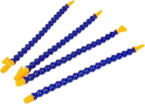 Flexible Water Oil Coolant Pipe Hose, Water Oil Coolant Pipe for Lathe CNC Machine with Male Thread Multiple Sizes Length 30-60cm(Flat-400mm,3/8") in Saudi Arabia