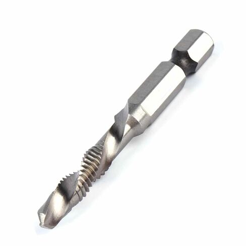 FTVOGUE Combination Drill Tap Bit, High Speed Steel HSS Self Centering Drill and Tap Set for Soft Metal Aluminum Iron, with Anti Rust and High Hardness Properties in Saudi Arabia
