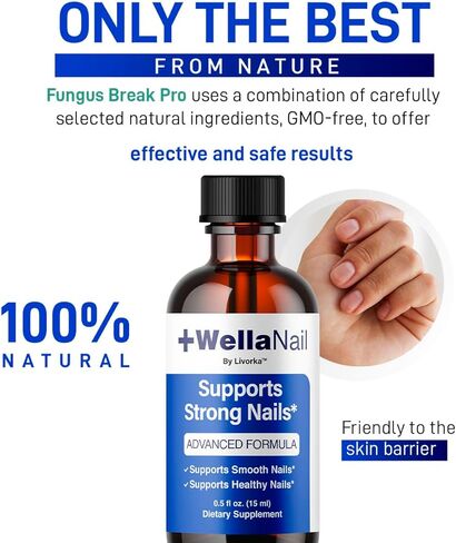 WellaNail Drops - Official Wella Nail Advanced Liquid Drop Supplement - Maximum Strength, All Natural WellaNail Premium Support for Overall Health & Wellness Reviews, 1 Bottle for 1 Month in Saudi Arabia