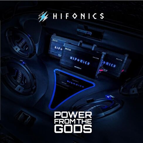 Hifonics Brutus BG 700 Watt Class D Monoblock Amplifier with Built-in UV Meter, Dual Toroidal Transformer PWM Power Supply and Shielded Inductors in Saudi Arabia