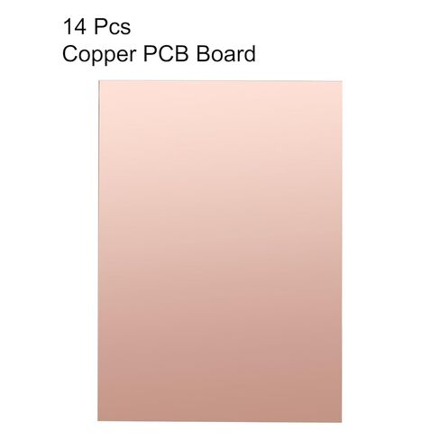 Uxcell 14 قطعة 70x50 مللي متر مزدوج الوجهين النحاس يرتدون صفح PCB لوحة دوائر كهربائية FR4 1 مللي متر سمك لتقوم بها بنفسك النماذج الأولية لوحة دارات مطبوعة in Saudi Arabia