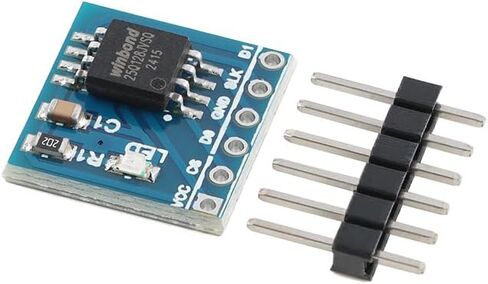 5Pcs W25Q128 NOR Flash Memory Chip Module 128Mbit SPI Interface for Data Storage and Programming in Saudi Arabia