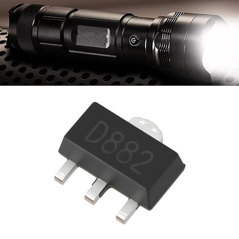 Create idea 20Pcs NPN Silicon Epitaxial Planar Transistor 2SD882 D882 for Flashlight Fan in Saudi Arabia