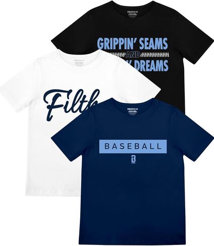 مجموعة تي شيرت Baseball Lifestyle 101 Filthy Youth للأولاد بمقاسات الشباب S-XL in Kuwait