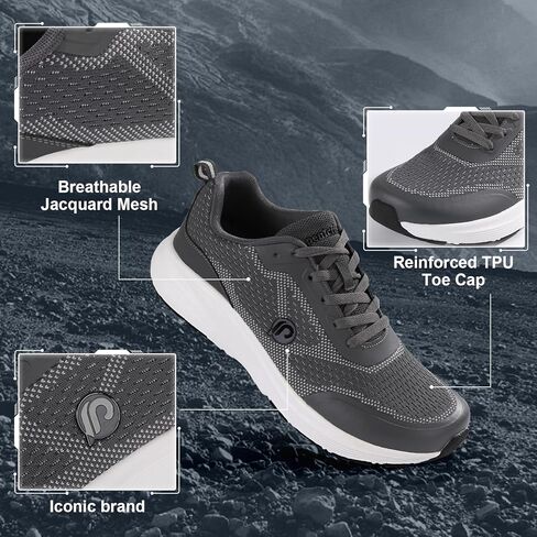 Men's Wide Toe Box Barefoot Running Shoes Walking Tennis Shoe Fashion Sneakers in Saudi Arabia