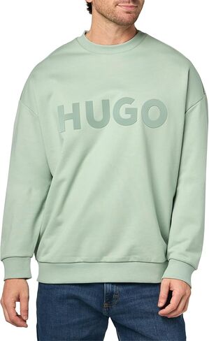 سويت شيرت رجالي من القطن بشعار Tonal Logo من HUGO in Saudi Arabia