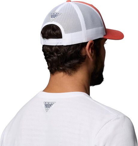 قبعة كولومبيا للجنسين من الجنسين PFG Fish Flag Mesh Snap Back Hat، Melonade/Fish Flag، مقاس واحد in Saudi Arabia