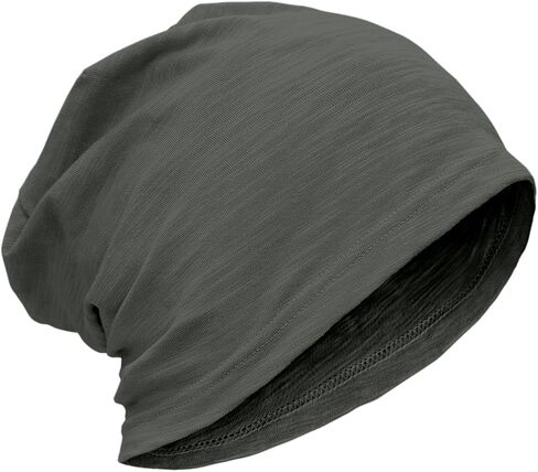 ROYBENS Lightweight 100% Cotton Slouchy Beanie - Thin Breathable Summer Hat for Men Women, Chemo Skull Cap Baggy Headwear in Saudi Arabia