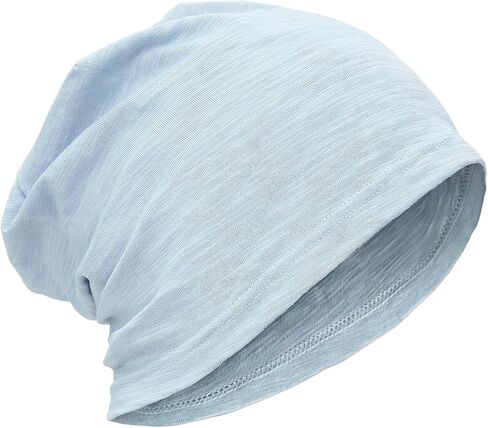 ROYBENS Lightweight 100% Cotton Slouchy Beanie - Thin Breathable Summer Hat for Men Women, Chemo Skull Cap Baggy Headwear in Saudi Arabia