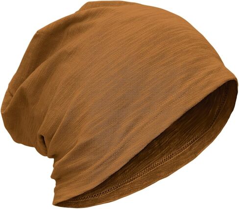 ROYBENS Lightweight 100% Cotton Slouchy Beanie - Thin Breathable Summer Hat for Men Women, Chemo Skull Cap Baggy Headwear in Saudi Arabia
