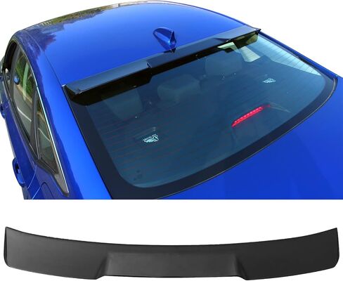IKON MOTORSPORTS, Roof Spoiler Compatible with 2022-2026 Honda Civic 11th Gen 4-Door Sedan, IKON Style Gloss Black ABS Plastic Rear Window Visor Spoiler Wing in Saudi Arabia