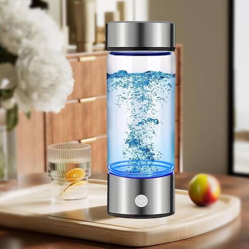 Hydrogen Water Bottle, Portable Hydrogen Water Bottle Generator with SPE PEM Technology Water Ionizer, Hydrogen Water Machine Improve Water for Home, Office, Travel, Exercise in Saudi Arabia