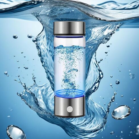 Hydrogen Water Bottle, Portable Hydrogen Water Bottle Generator with SPE PEM Technology Water Ionizer, Hydrogen Water Machine Improve Water for Home, Office, Travel, Exercise in Saudi Arabia