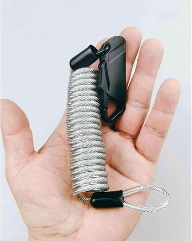 150cm Universal Helmet Lock with Code Lock & Steel Cable, Bicycle Helmet, Motorcycle Stroller Snowboard in Saudi Arabia