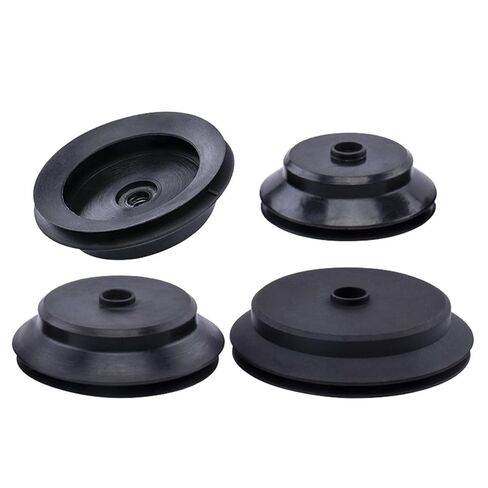 1PCS PJG Series PJG-30/35/40/50/60/70/80S/N Round Double Layer White Silicone Industrial Suction Cup Vacuum Sucker(PJG-6,QRB1) in Saudi Arabia