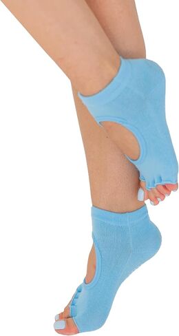 Mantra Yoga Grip Socks - Non-Slip Yoga Socks for Women | Universal Size | Perfect for Pilates, Ballet, Barre, Dance and More… in Saudi Arabia
