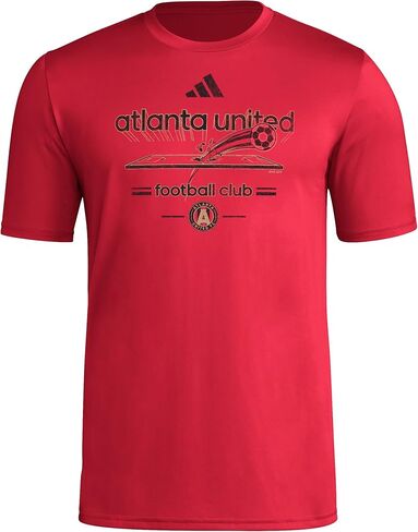 Adidas Mens Atlanta United Fc Vintage World Pre-Game Short Sleeve T-Shirt in Saudi Arabia