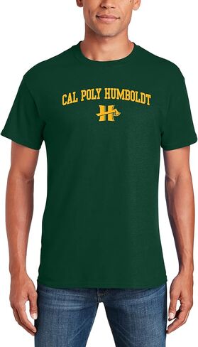 تي شيرت UGP Campus Apparel California Polytechnic University Humboldt Lumberjacks بشعار قوس in Kuwait