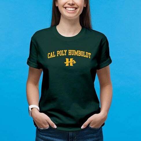 تي شيرت UGP Campus Apparel California Polytechnic University Humboldt Lumberjacks بشعار قوس in Kuwait