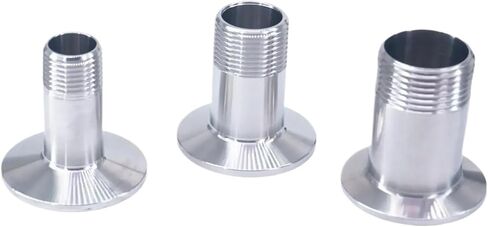 1PC 1" NPT Male x 1.5" Tri Clamp 304 Stainless Steel Ferrule Fitting Home Brew Beer IHNIEAEW in Saudi Arabia