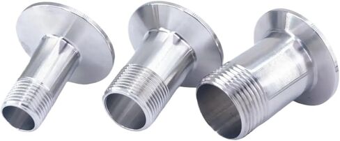 1PC 1" NPT Male x 1.5" Tri Clamp 304 Stainless Steel Ferrule Fitting Home Brew Beer IHNIEAEW in Saudi Arabia